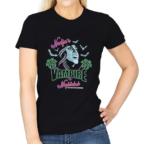 Vampire Nightclub - Womens T-Shirts RIPT Apparel Small / Black