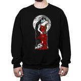 Vampire's Kiss - Crew Neck Sweatshirt Crew Neck Sweatshirt RIPT Apparel Small / Black