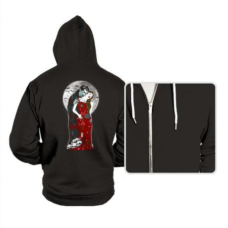 Vampire's Kiss - Hoodies Hoodies RIPT Apparel Small / Black