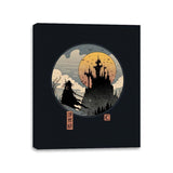 Vampire Slayer in Edo - Canvas Wraps Canvas Wraps RIPT Apparel 11x14 / Black
