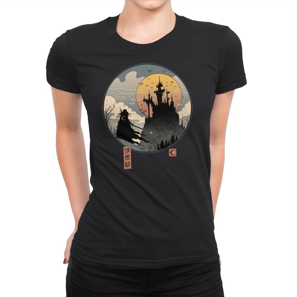 Vampire Slayer in Edo - Womens Premium T-Shirts RIPT Apparel Small / Black