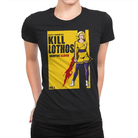 Vampire Slayer Vol. 1 - Womens Premium T-Shirts RIPT Apparel Small / Black
