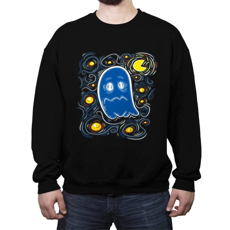 Van Ghost - Crew Neck Sweatshirt Crew Neck Sweatshirt RIPT Apparel Small / Black