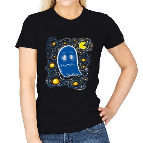 Van Ghost - Womens T-Shirts RIPT Apparel Small / Black