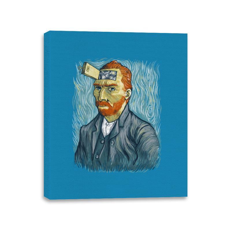Van Gogh's door - Canvas Wraps Canvas Wraps RIPT Apparel 11x14 / Sapphire