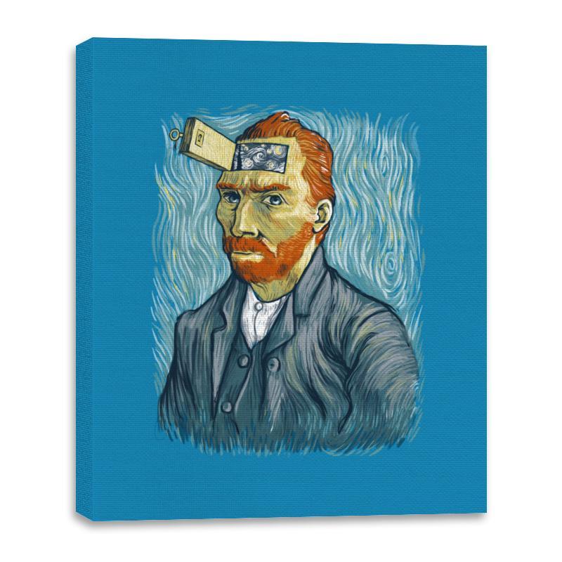 Van Gogh's door - Canvas Wraps Canvas Wraps RIPT Apparel 16x20 / Sapphire