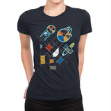 Vanguard Spaceships - Womens Premium T-Shirts RIPT Apparel Small / Midnight Navy