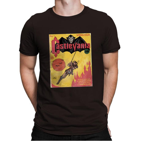 Vania Issue 1 - Mens Premium T-Shirts RIPT Apparel Small / Dark Chocolate