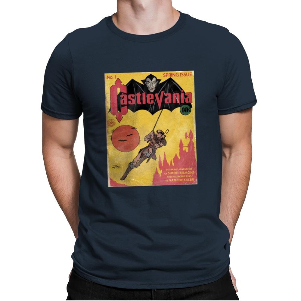 Vania Issue 1 - Mens Premium T-Shirts RIPT Apparel Small / Indigo