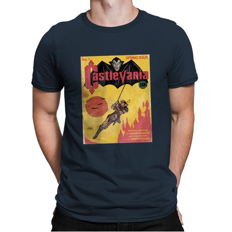 Vania Issue 1 - Mens Premium T-Shirts RIPT Apparel Small / Indigo