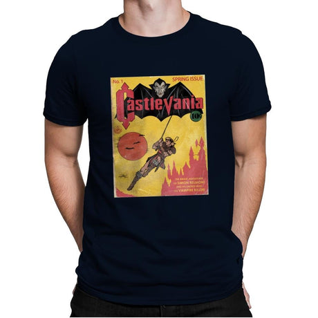 Vania Issue 1 - Mens Premium T-Shirts RIPT Apparel Small / Midnight Navy