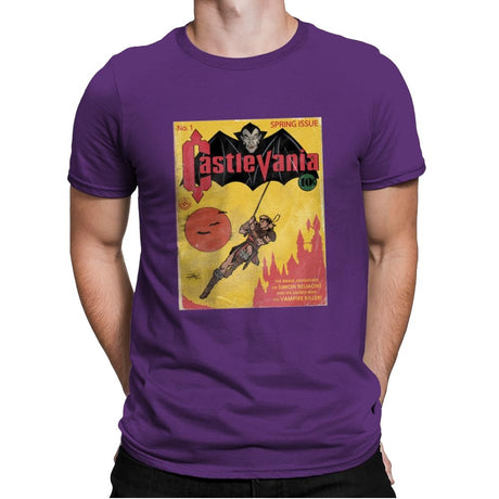 Vania Issue 1 - Mens Premium T-Shirts RIPT Apparel Small / Purple Rush