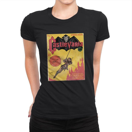 Vania Issue 1 - Womens Premium T-Shirts RIPT Apparel Small / Black