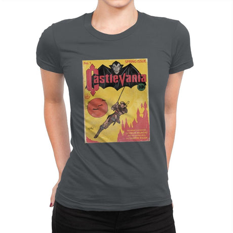 Vania Issue 1 - Womens Premium T-Shirts RIPT Apparel Small / Heavy Metal