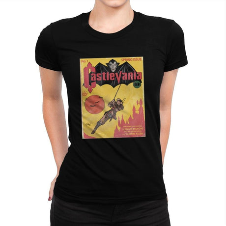 Vania Issue 1 - Womens Premium T-Shirts RIPT Apparel Small / Indigo