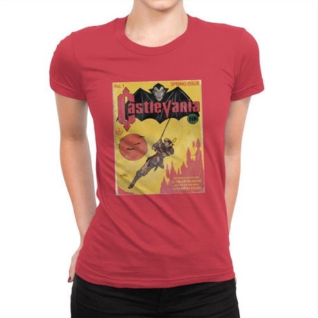 Vania Issue 1 - Womens Premium T-Shirts RIPT Apparel Small / Red
