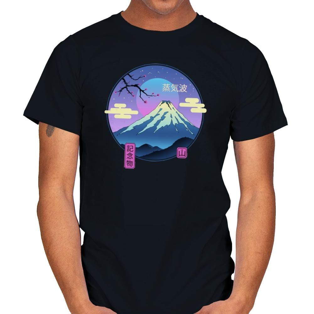 Vapor Landscape - Mens T-Shirts RIPT Apparel Small / Black