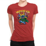 Variant 626 - Womens Premium T-Shirts RIPT Apparel Small / Red