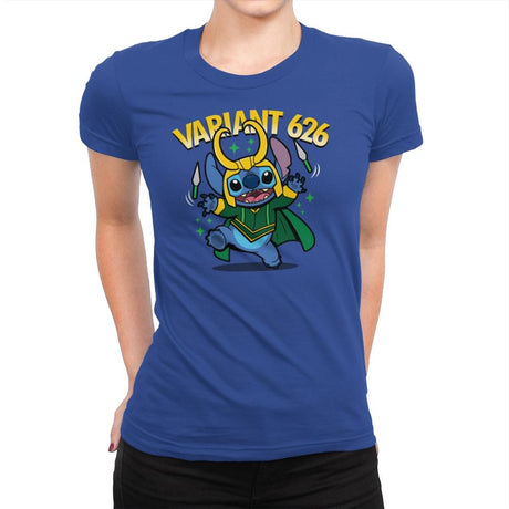Variant 626 - Womens Premium T-Shirts RIPT Apparel Small / Royal