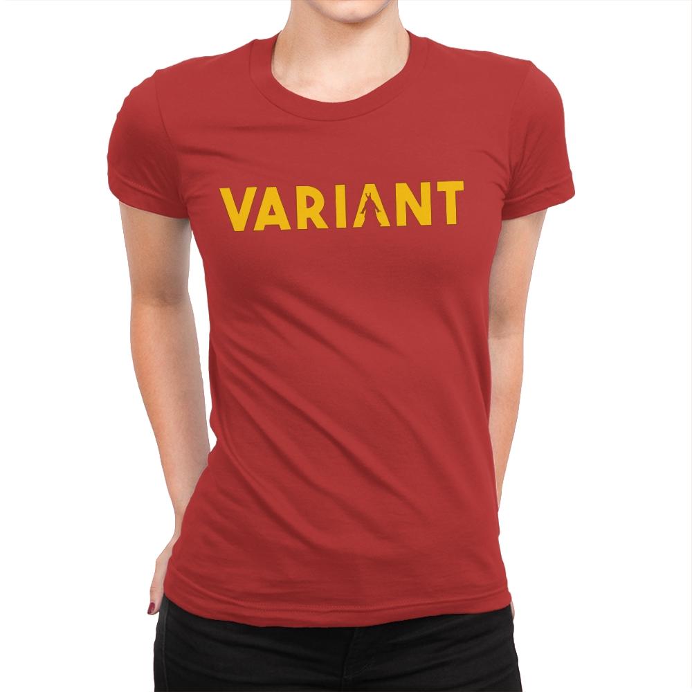 Variant - Womens Premium T-Shirts RIPT Apparel Small / Red