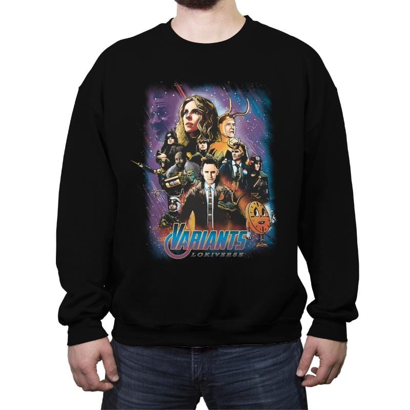 Variants - Crew Neck Sweatshirt Crew Neck Sweatshirt RIPT Apparel Small / Black