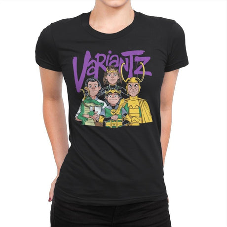 Variantz - Womens Premium T-Shirts RIPT Apparel Small / Black