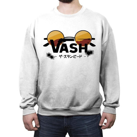 Vash The Stampede - Crew Neck Sweatshirt Crew Neck Sweatshirt RIPT Apparel