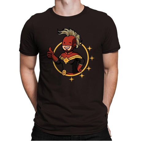 Vault Captain - Mens Premium T-Shirts RIPT Apparel Small / Dark Chocolate