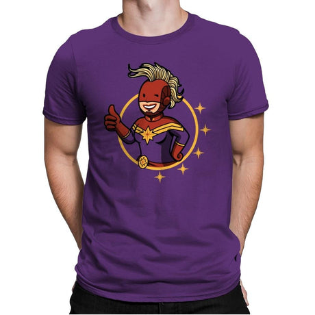 Vault Captain - Mens Premium T-Shirts RIPT Apparel Small / Purple Rush