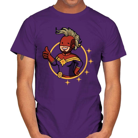 Vault Captain - Mens T-Shirts RIPT Apparel Small / Purple