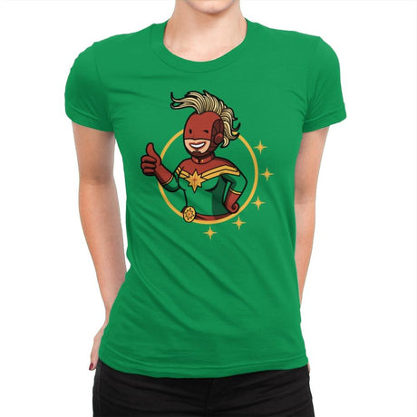 Vault Captain - Womens Premium T-Shirts RIPT Apparel Small / Kelly Green