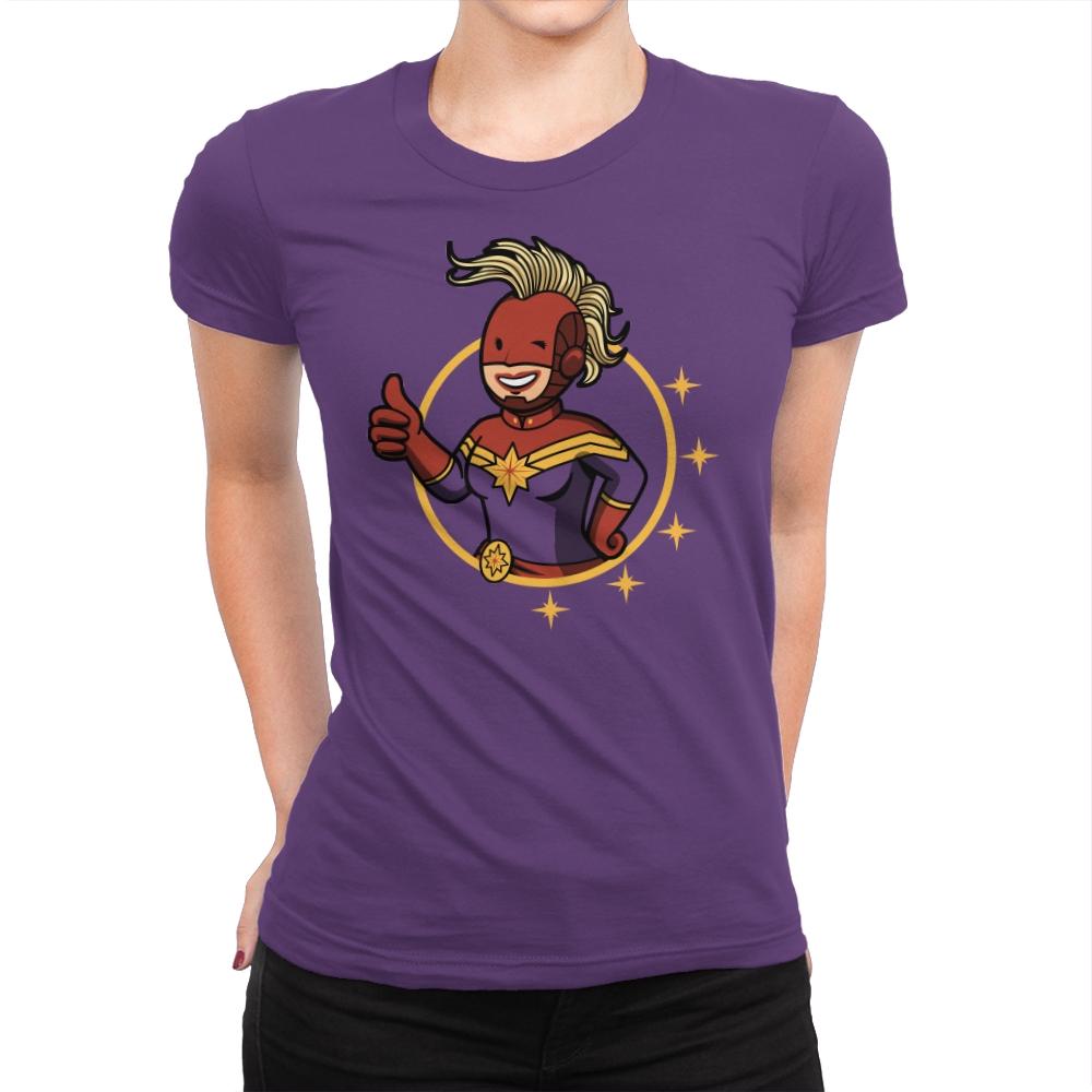 Vault Captain - Womens Premium T-Shirts RIPT Apparel Small / Purple Rush