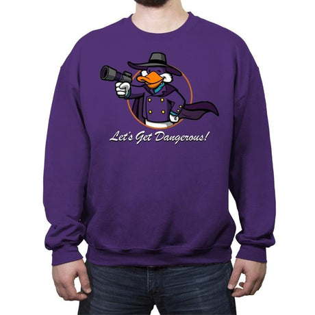 Vault Duck - Crew Neck Sweatshirt Crew Neck Sweatshirt RIPT Apparel Small / Purple
