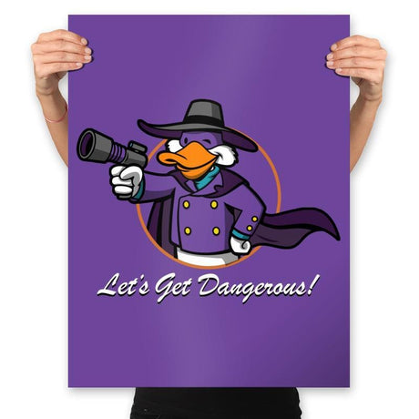 Vault Duck - Prints Posters RIPT Apparel 18x24 / Purple