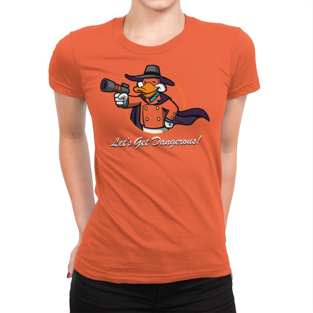 Vault Duck - Womens Premium T-Shirts RIPT Apparel Small / Classic Orange