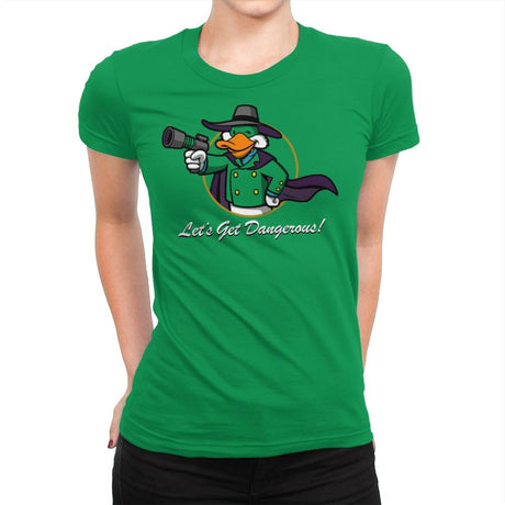 Vault Duck - Womens Premium T-Shirts RIPT Apparel Small / Kelly Green