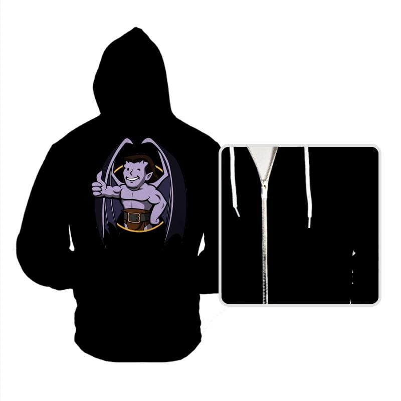 Vault Gargoyle - Hoodies Hoodies RIPT Apparel Small / Purple