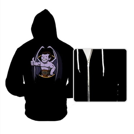Vault Gargoyle - Hoodies Hoodies RIPT Apparel Small / Purple