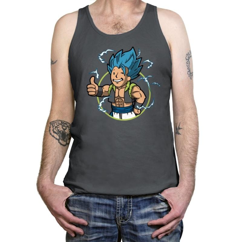 Vault Gogeta - Tanktop Tanktop RIPT Apparel X-Small / Asphalt