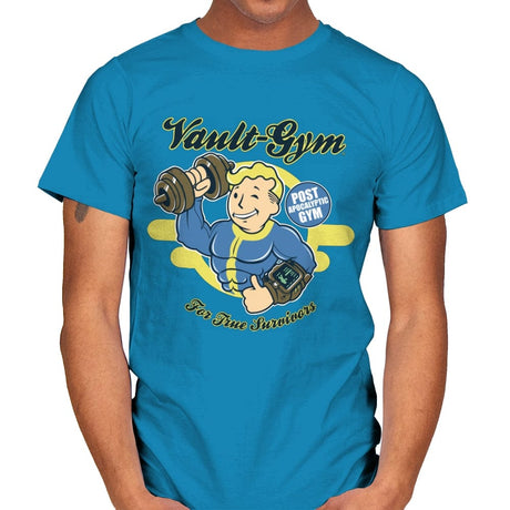 Vault Gym - Mens T-Shirts RIPT Apparel Small / Sapphire
