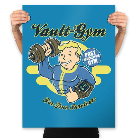 Vault Gym - Prints Posters RIPT Apparel 18x24 / Sapphire