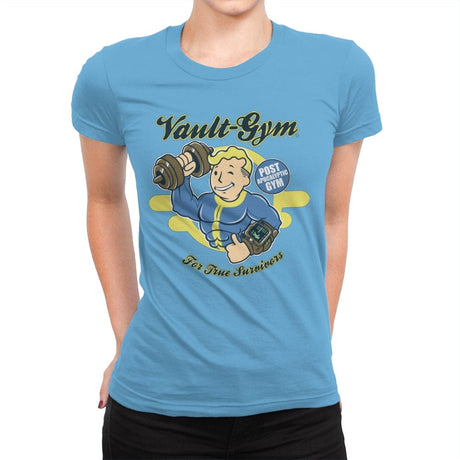Vault Gym - Womens Premium T-Shirts RIPT Apparel Small / Turquoise
