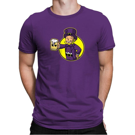 Vault Leprechaun Exclusive - Mens Premium T-Shirts RIPT Apparel Small / Purple Rush