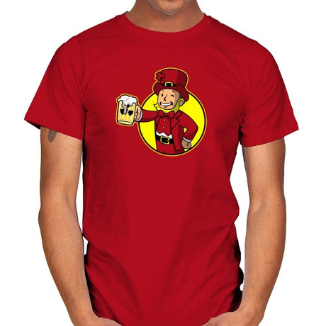 Vault Leprechaun Exclusive - Mens T-Shirts RIPT Apparel Small / Red