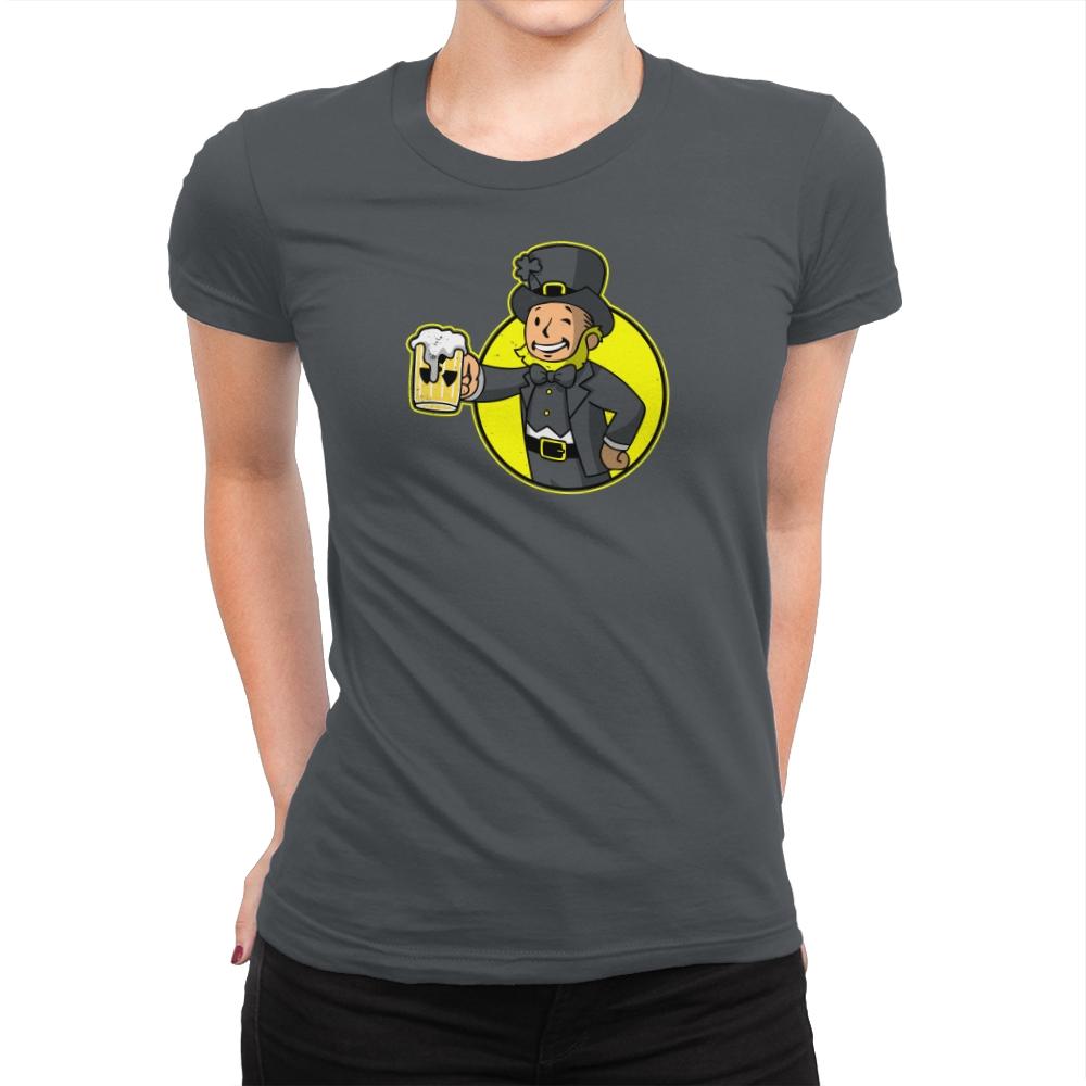 Vault Leprechaun Exclusive - Womens Premium T-Shirts RIPT Apparel Small / Heavy Metal