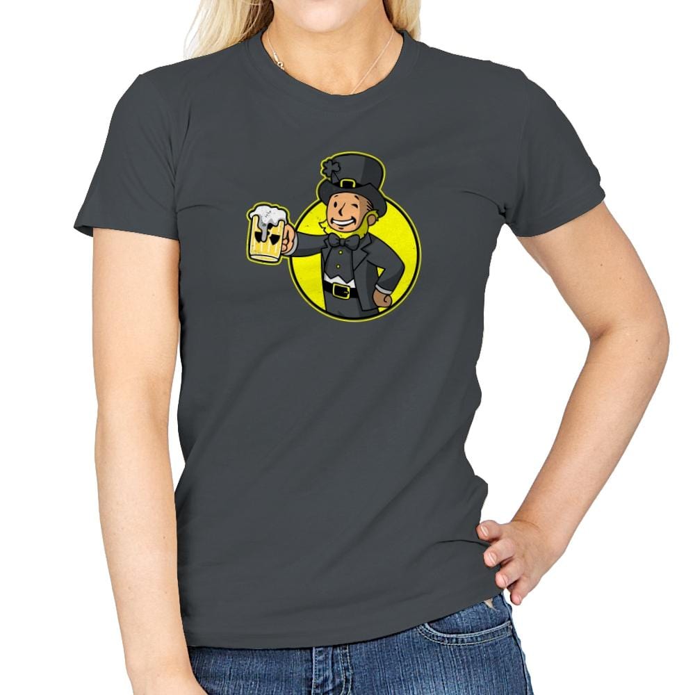 Vault Leprechaun Exclusive - Womens T-Shirts RIPT Apparel Small / Charcoal