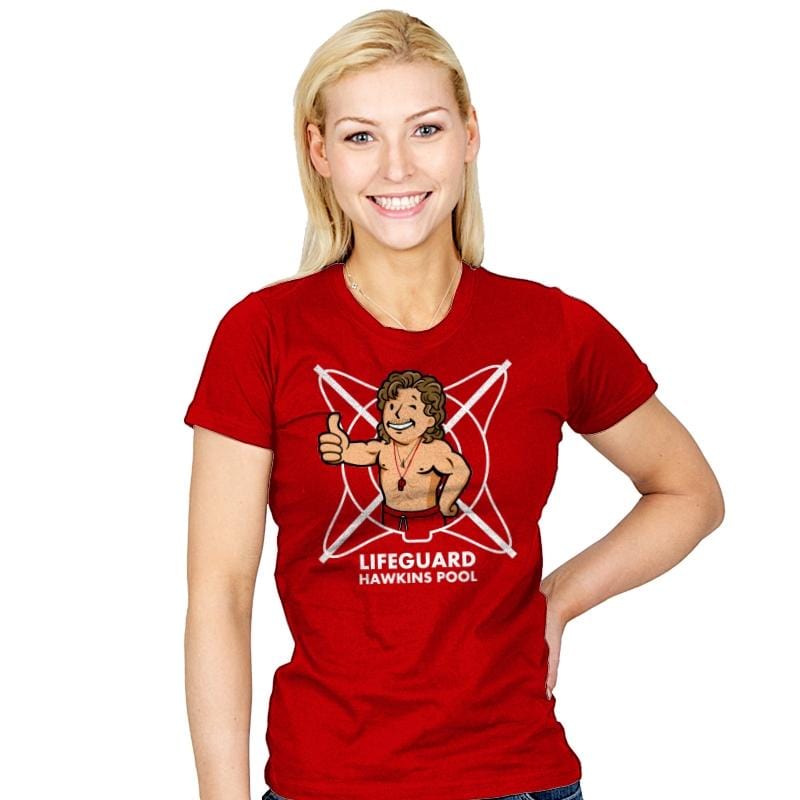 Vault Lifeguard - Womens T-Shirts RIPT Apparel Small / Red