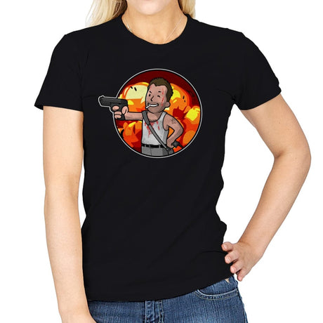 Vault McClane - Womens T-Shirts RIPT Apparel Small / Black
