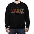 Vault Since 2054 - Crew Neck Sweatshirt Crew Neck Sweatshirt RIPT Apparel Small / Black