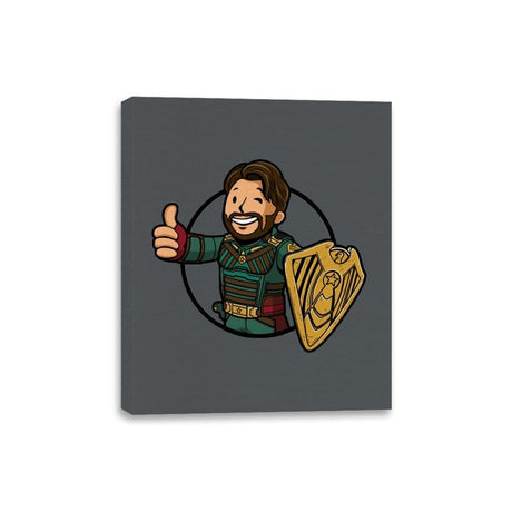 Vault Soldier Boy - Canvas Wraps Canvas Wraps RIPT Apparel 8x10 / Charcoal